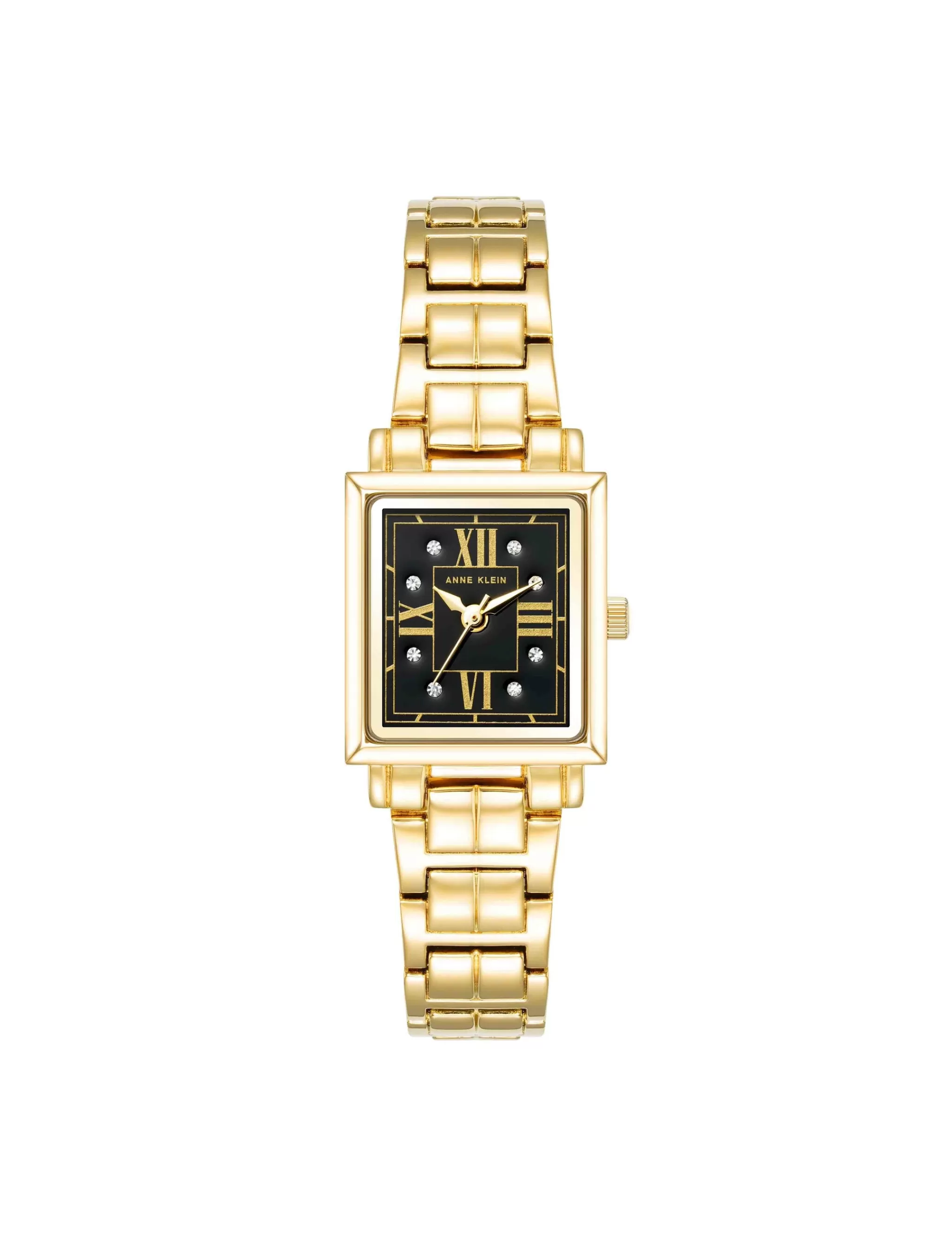 Discount Anne Klein Square Watch With Premium Crystal Accents