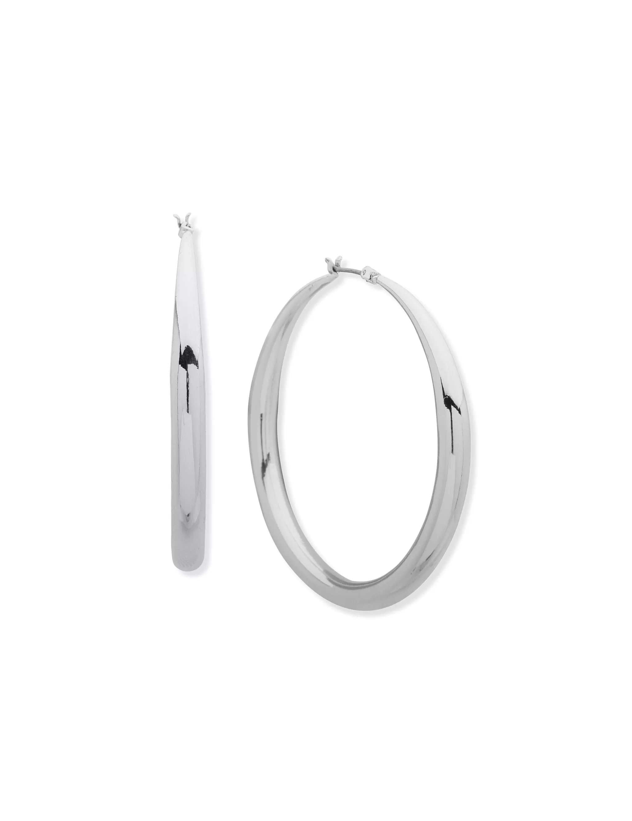 Online Anne Klein Tapered Hoop Earrings