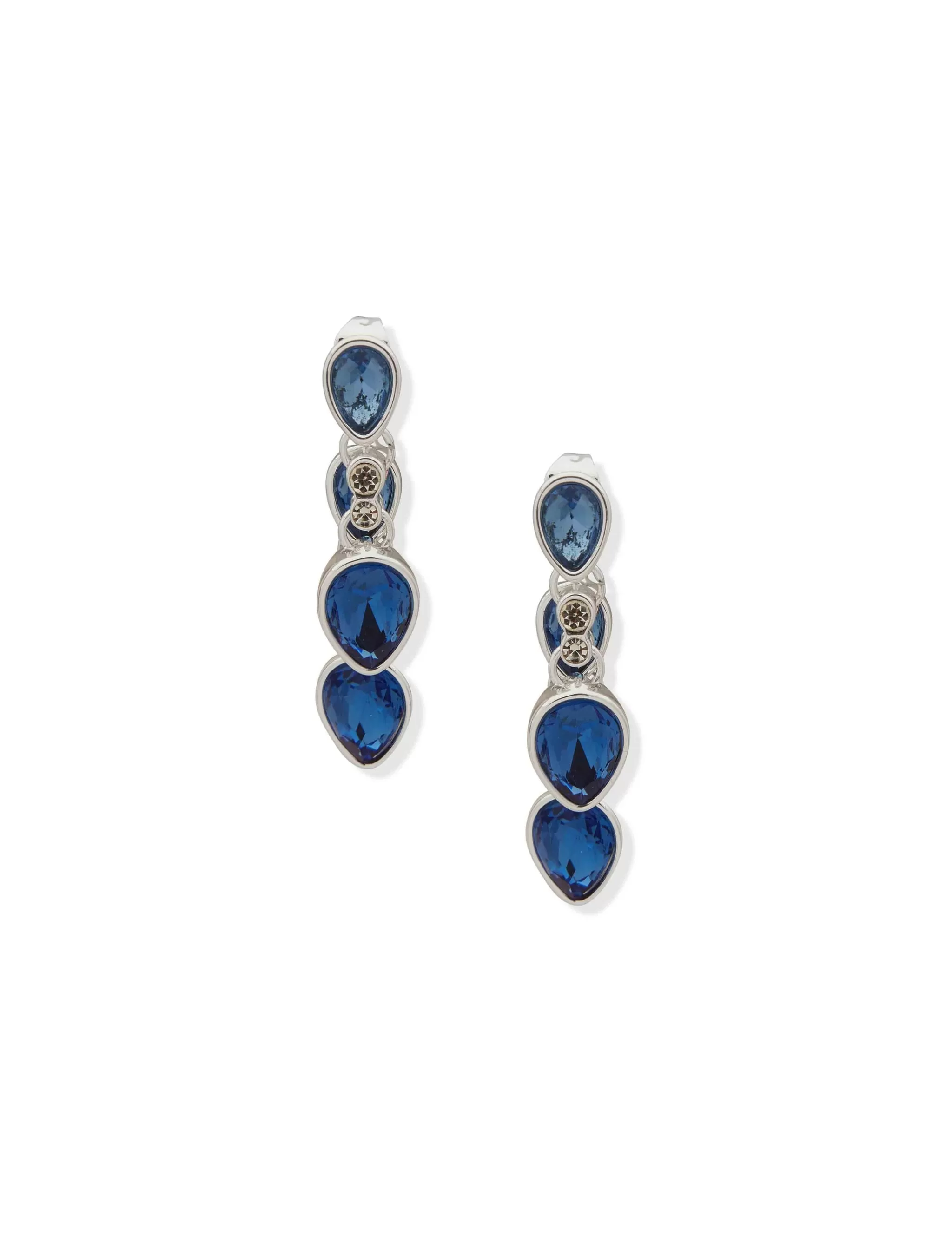Online Anne Klein Teardrop 2 Row Linear Earrings