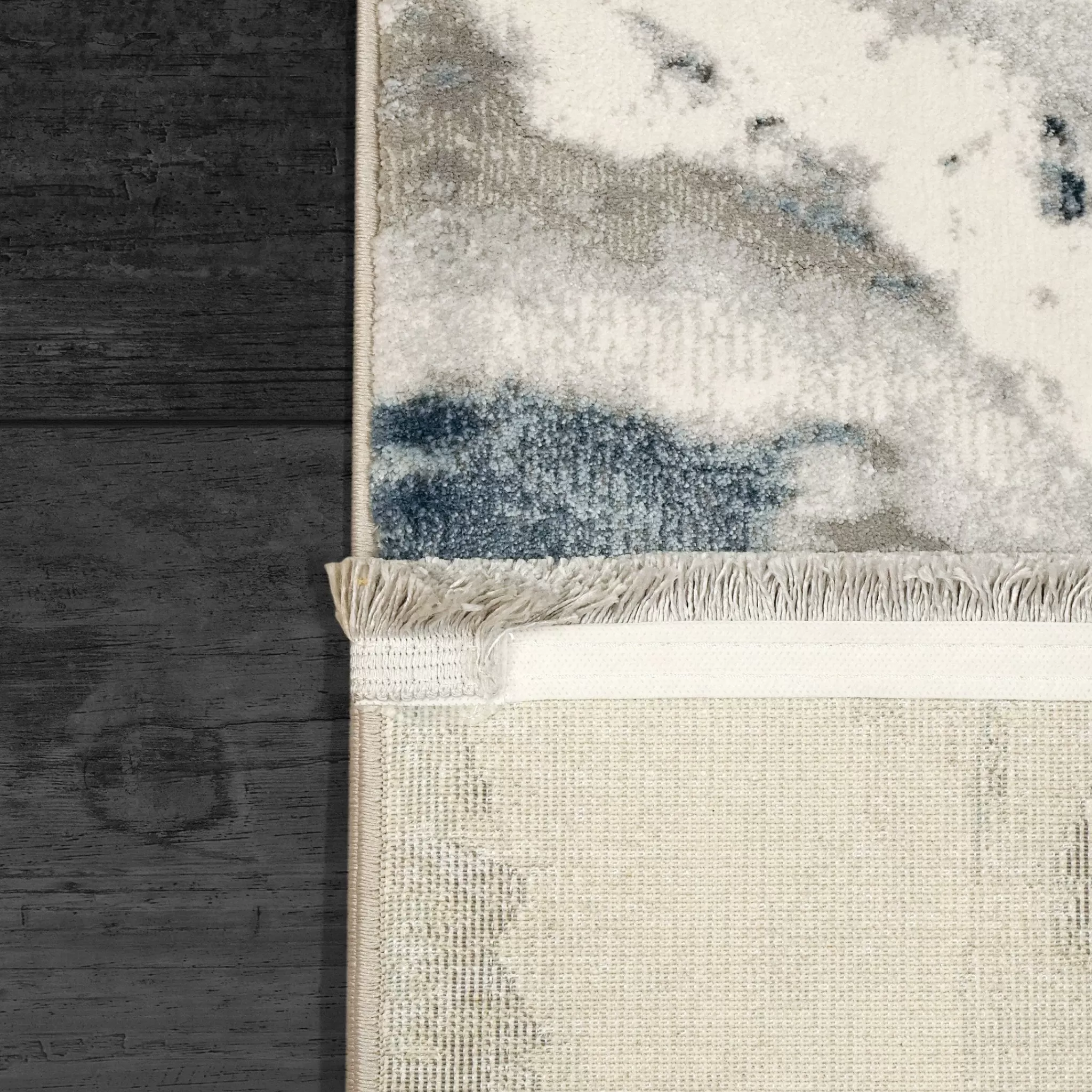 Best Sale Anne Klein The Artisan Modern Abstract Rug Collection Grey/Ivory/Blue