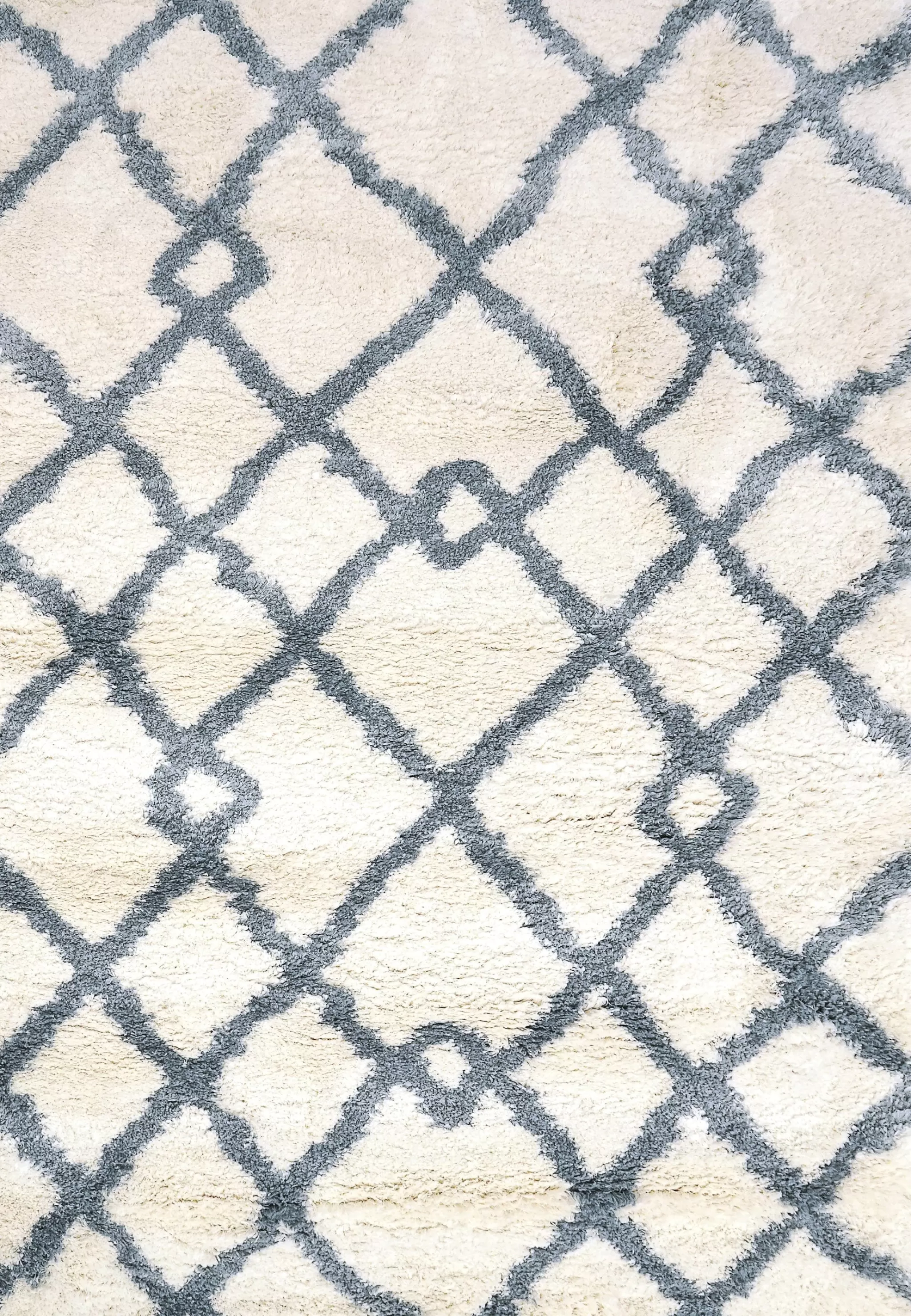 Hot Anne Klein The Printed Posh Contemporary Rug Collection Ivory/Blue
