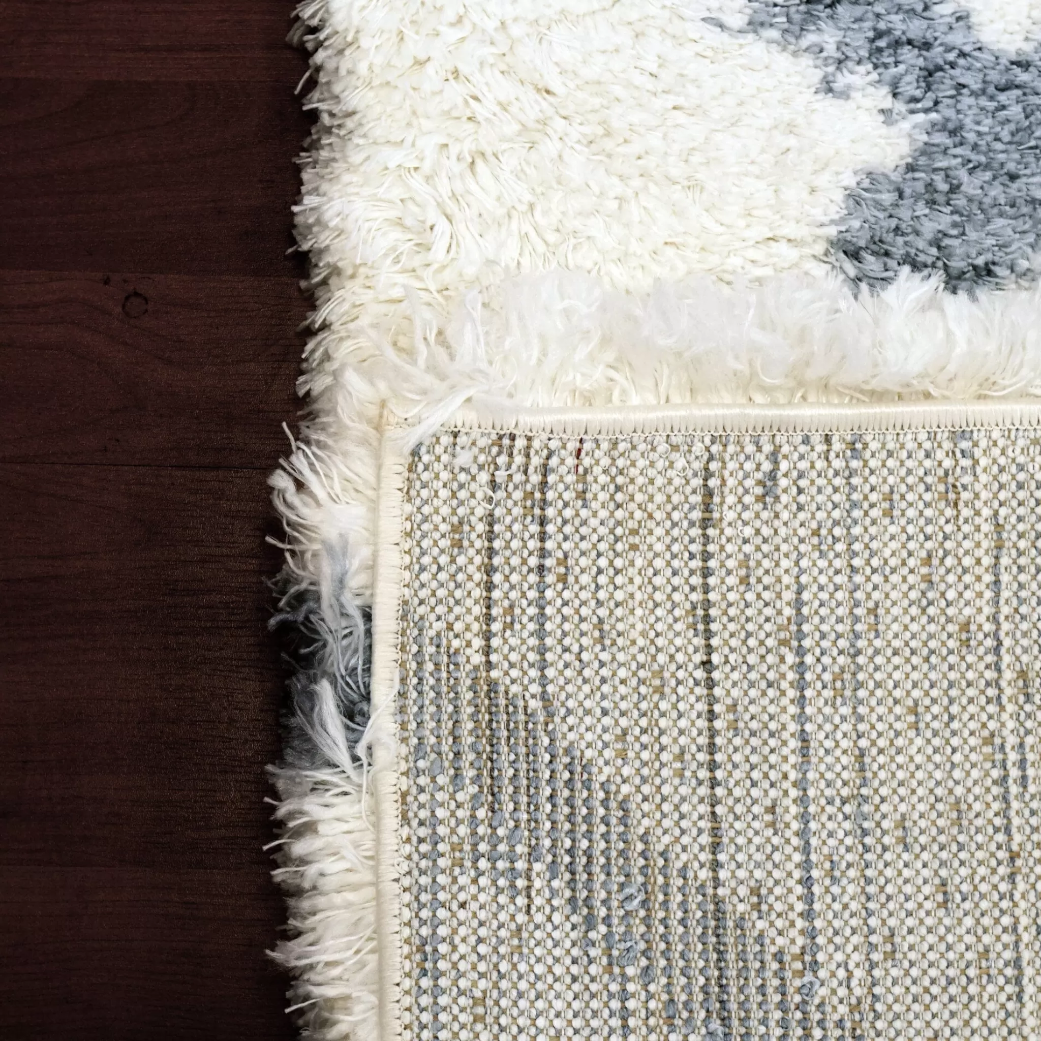 Hot Anne Klein The Printed Posh Contemporary Rug Collection Ivory/Blue