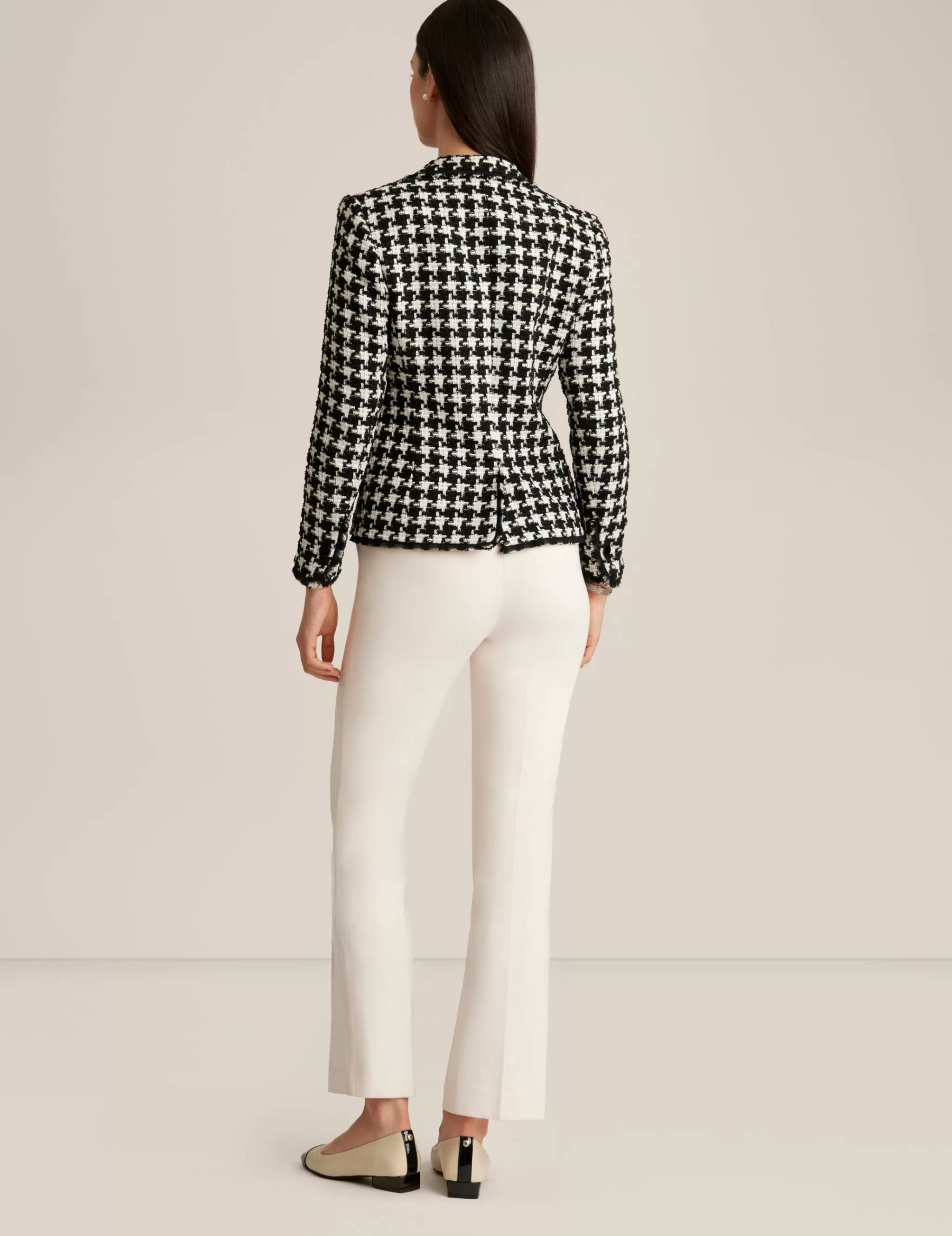 Online Anne Klein Tweed Patch Pocket Jacket Anne Blk/Anne Wht