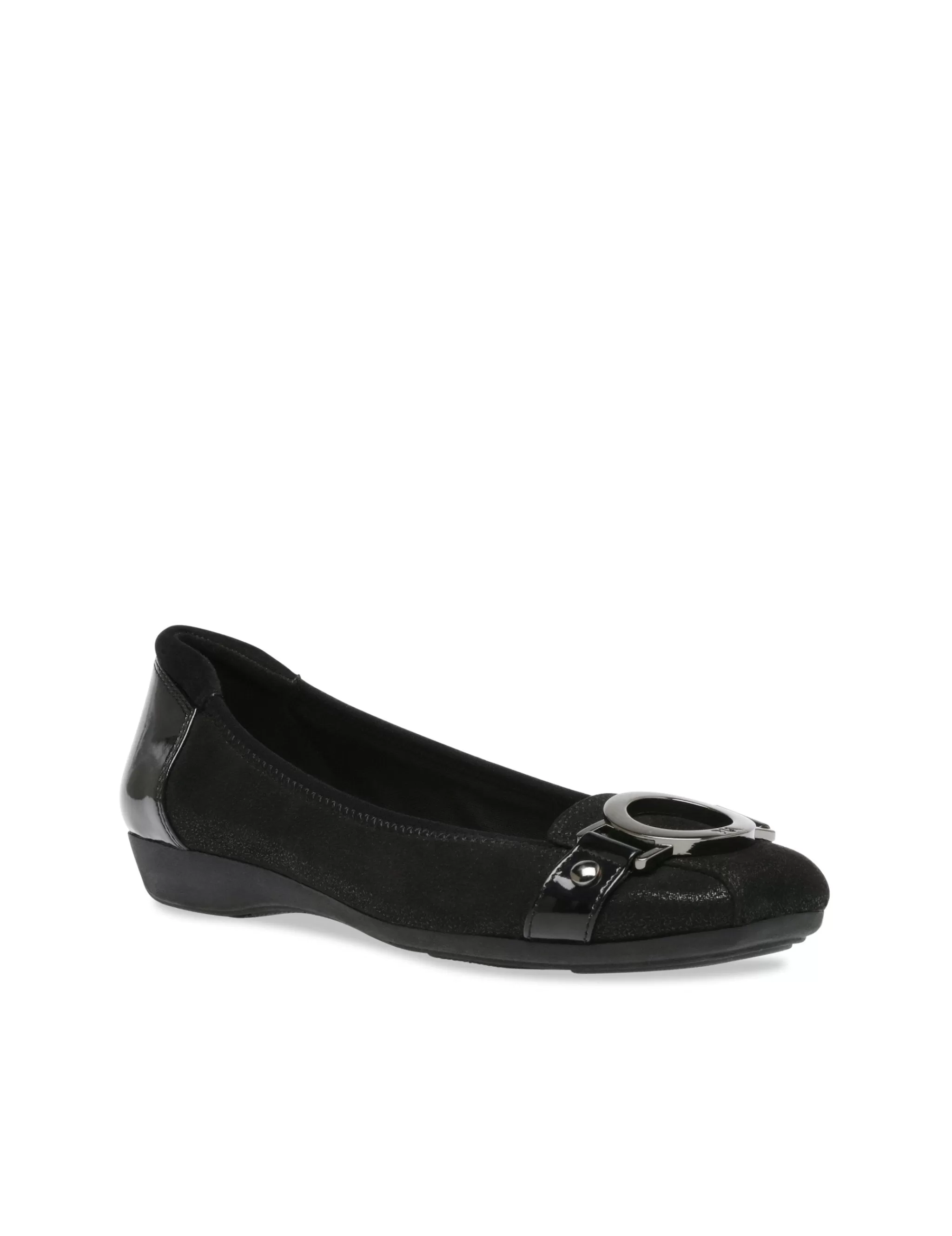 Hot Anne Klein Umeko Flat-Wide BLACK