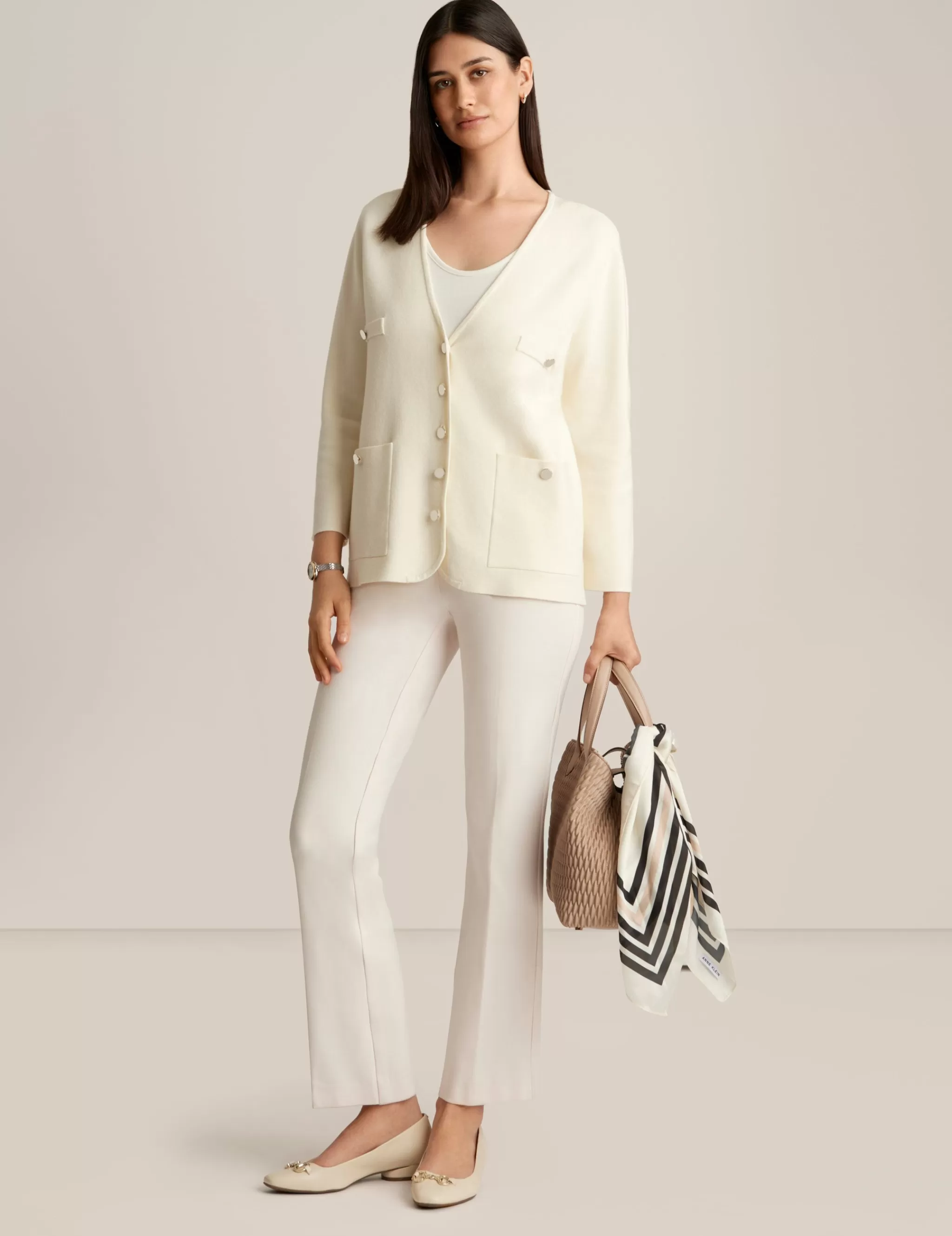 Store Anne Klein V-Neck Cardigan