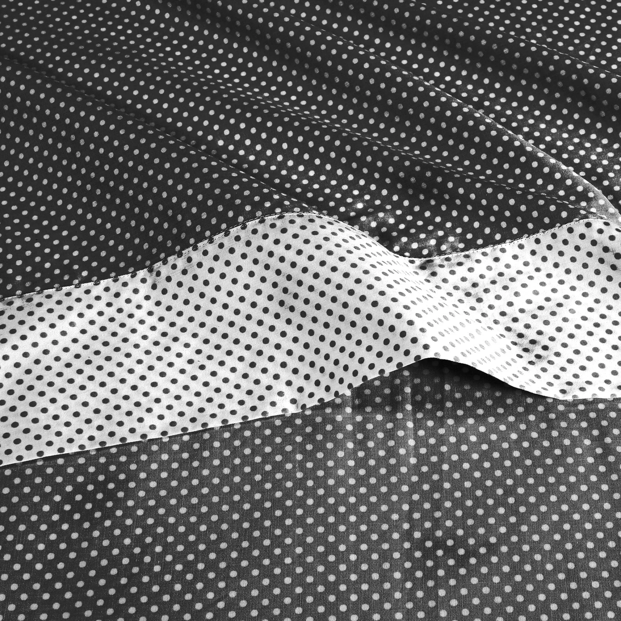 Outlet Anne Klein Westhill Dot Sheet Set Black