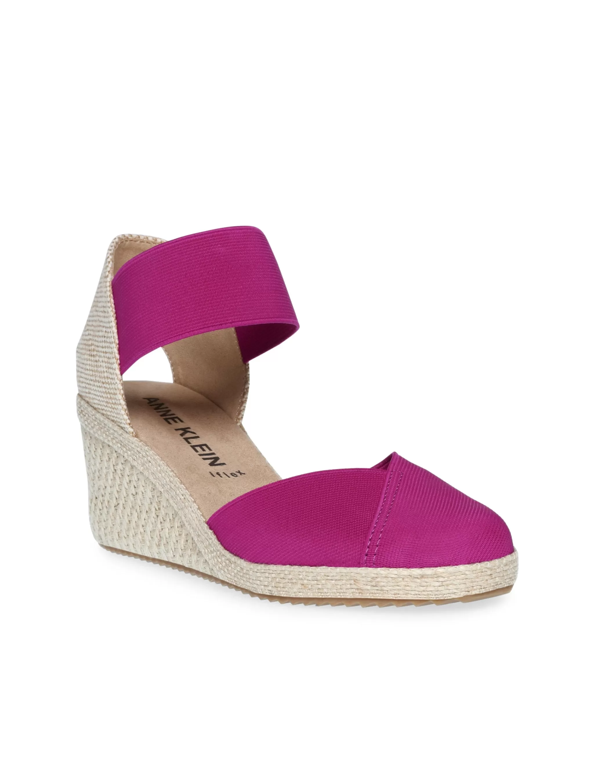 New Anne Klein Zoey Round Toe Espadrille Wedges