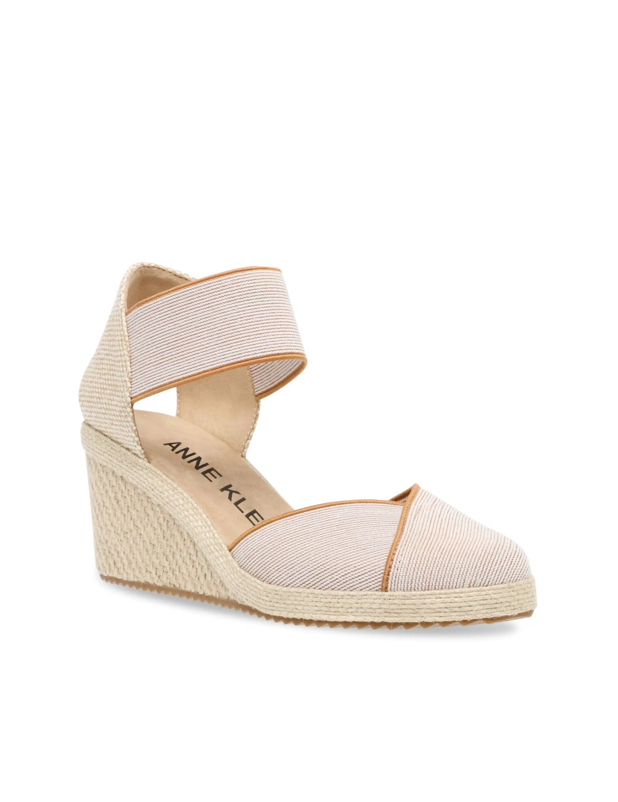 Discount Anne Klein Zoey Round Toe Espadrille Wedges